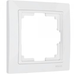 Рамка одноместная Werkel Snabb basic, белый, WL03-Frame-01-Basic-white, W0012001