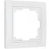 Рамка 1-местная Werkel Snabb basic, белый, WL03-Frame-01-Basic-white, W0012001