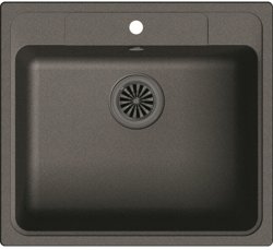 Мойка кварцевая EWIGSTEIN Elegant 60 1-чаша 570*510мм антрацит