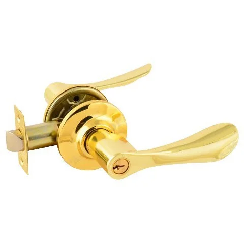 Ручка-защелка Нора-М ЗВ3-01 золото (ключ/фиксатор), скрытые крепления