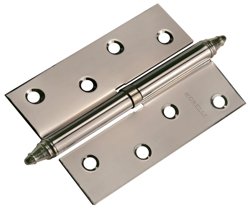 Петля стальная MORELLI разъемная с короной MS 100X70X2.5 L BN черный никель, левая