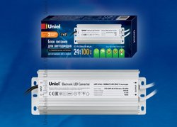 Блок питания 100Вт, 24В, IP67, 2 выхода Uniel UET-VAJ-100B67