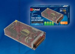 Блок питания 150Вт, 24В, IP20, 2 выхода Uniel UET-VAG-150B20