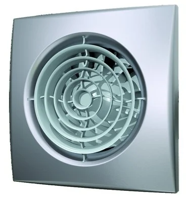 Вентилятор осевой вытяжной c обратным клапаном D 125, декоративный (Gray metal), ЭРА
