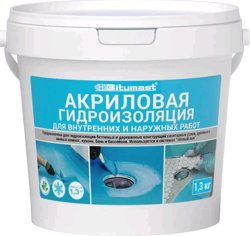 Гидроизоляция акриловая BITUMAST 1,3 л