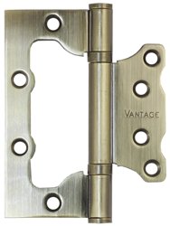 Петля накладная "БАБОЧКА" VANTAGE 2ВВ-100*75*2,5 АВ античная бронза (2шт.)