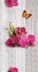 Панель ПВХ 0,25*2,7м Термопечать Орхидея малиновая/Цветы джунглей 0150 8мм П