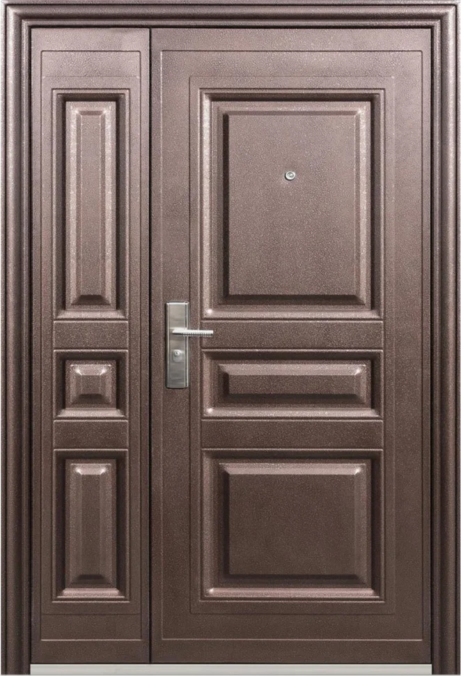 Дверь металлическая двойная Kaiser К700 1300х2050 &quot;Л&quot; порошково-полимерное покрытие