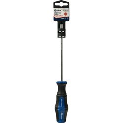 Отвёртка плоская Ultra Grip SL, 6,0 х 150 мм, КОБАЛЬТ, CR-V, двухкомпонентная рукоятка, подвес
