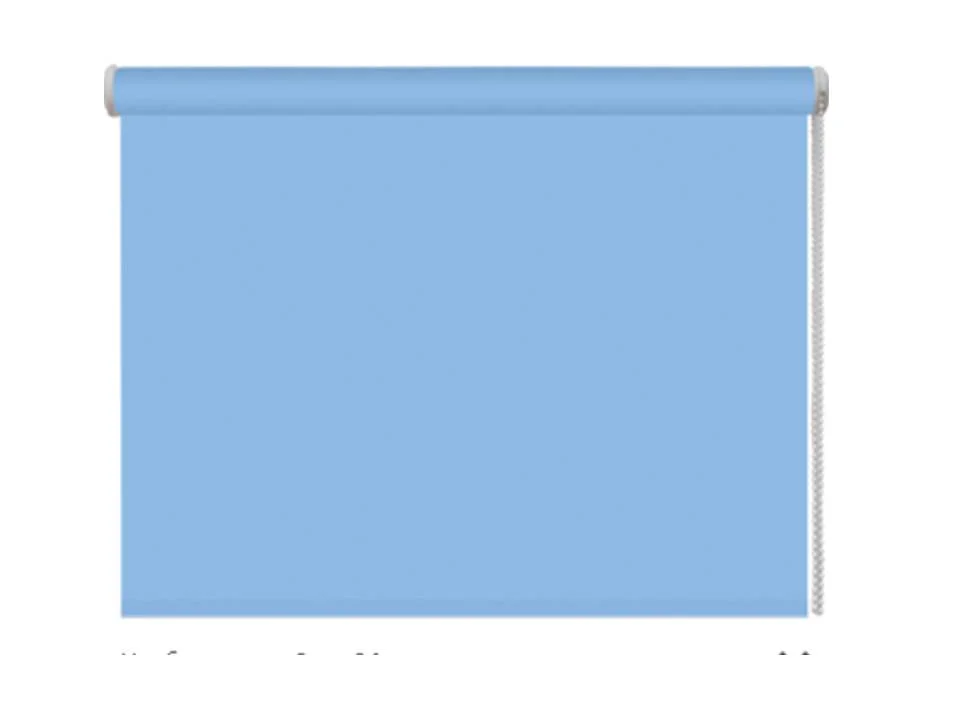 Штора рулонная голубой 120х160 см DDA (80% светозащита)