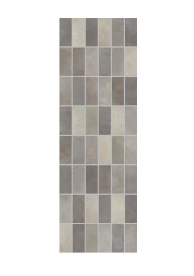 Плитка LASSELSBERGER Fiori Grigio Декор мозаика тёмно-серая 20х60х0,9 арт.1064-0048/1064-0103