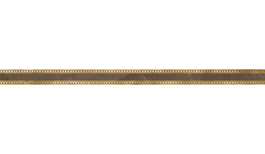 Плитка LASSELSBERGER Миланезе дизайн римский марроне бордюр 3,6х60 арт.1506-0159