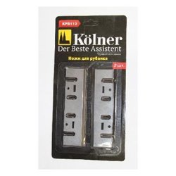 Нож для электрорубанка 110х29х3мм, Kolner KPB 110, 2шт в блистере