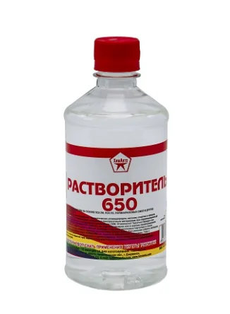 Растворитель 650 (пластик) 0,5 л Дзержинск