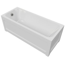 Ванна AQUATEK "МИЯ" 150х70 без гидромассажа (с фронт.экраном),с ножками