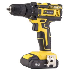 Дрель-шуруповерт аккумуляторная Kolner KCD 14,4/2L, 14,4 Вольт, 1,5 Ач, Li-Ion, 27Нм, 1 акк
