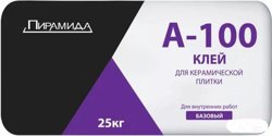 Клей плиточный ПИРАМИДА А100 для керамической плитки 25 кг