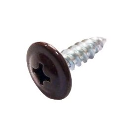 Саморезы с прессшайбой острие 4,2x19 RAL 8017 (уп 100шт) пакет