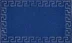 Коврик придверный "Spongy" Меандр 40х60 см, синий, SunStep