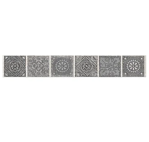 Плитка Azori Grazia Grey Nefertiti бордюр 40,5х6,2 арт.585581001