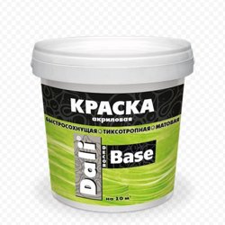 Краска для декоративных покрытий базовая Dali-Decor Base База А (белая), 5л