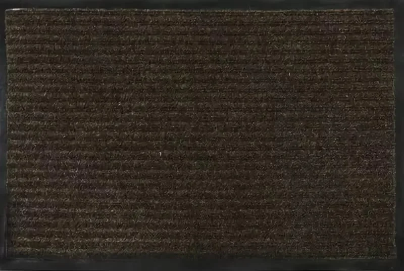 Коврик влаговпитывающий ребристый 80х120см коричневый SunStep