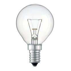 Лампа накаливания 60W E14 230V Шар прозрачный ЛОН