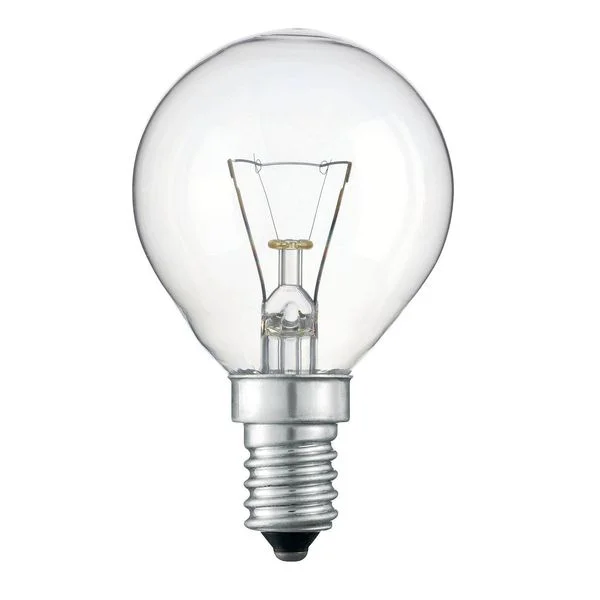 Лампа накаливания 40W E14 230V Шар прозрачный ЛОН