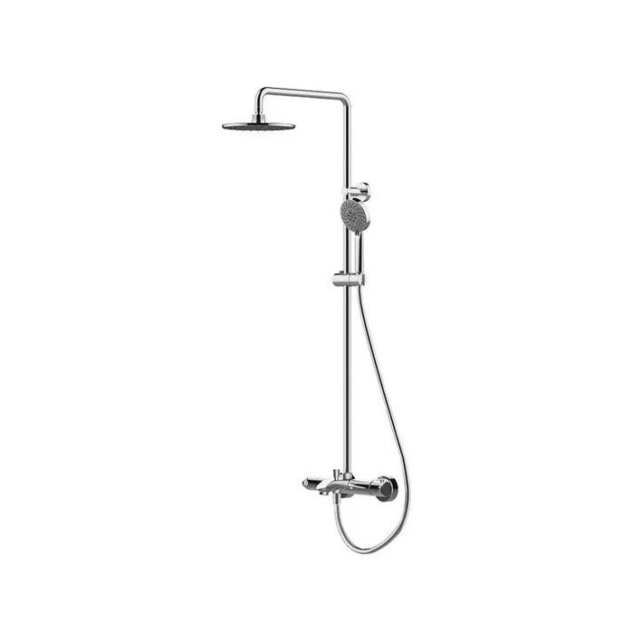 Система душевая BRAVAT Waterfall с термостатическим смесителем для ванны и верхним душем