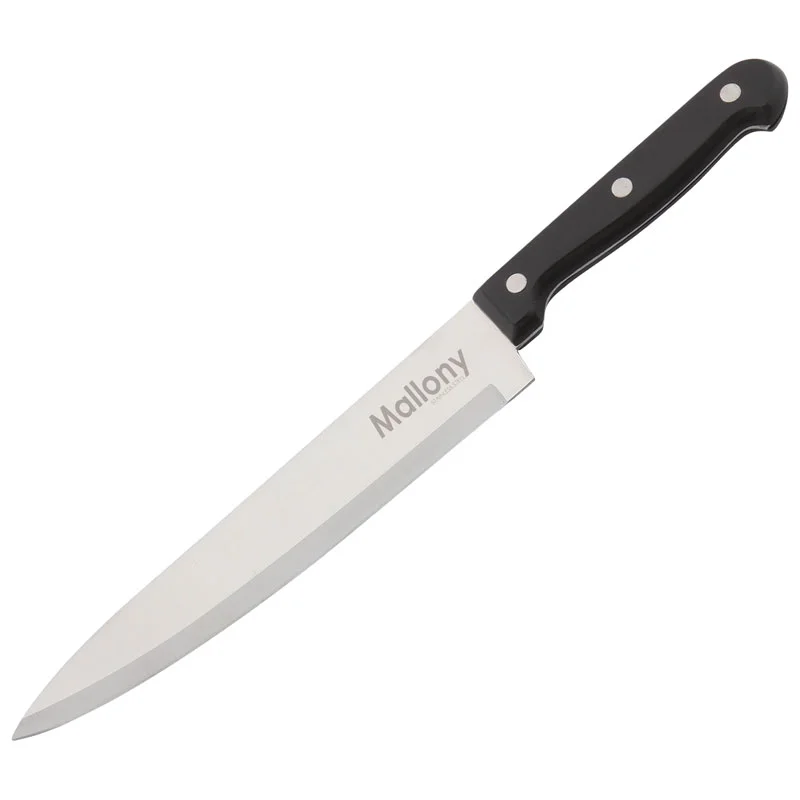 Нож MAL-01B (поварской) из нержавеющей стали, ручка бакелит,MALLONY