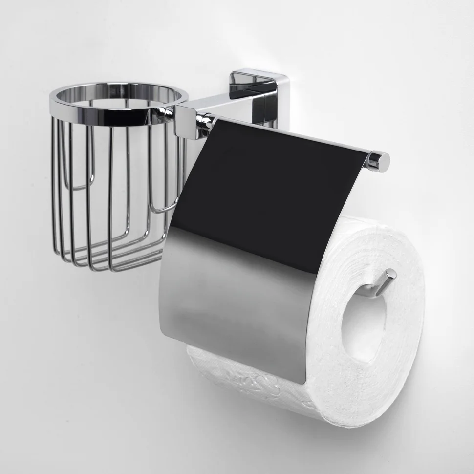 Держатель туалетной бумаги и освежителя WasserKRAFT Lippe K-6559, хром