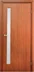 Дверь MARIO RIOLI VARIO 601 стекло мателюкс 81,5 (универсальная) WC/ЛАТУНЬ (ЗОЛОТО) орех