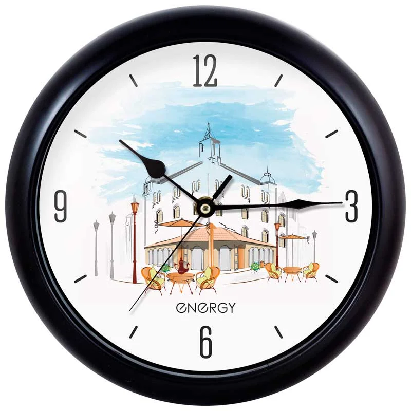 Часы настенные кварцевые ENERGY ЕС-105 кафе