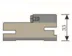 Комплект дверной коробки "ART LINE" универсальная с уплотнителем Grigio (Rall 7015) эмаль 75мм*33мм*2100мм (2,5шт.)