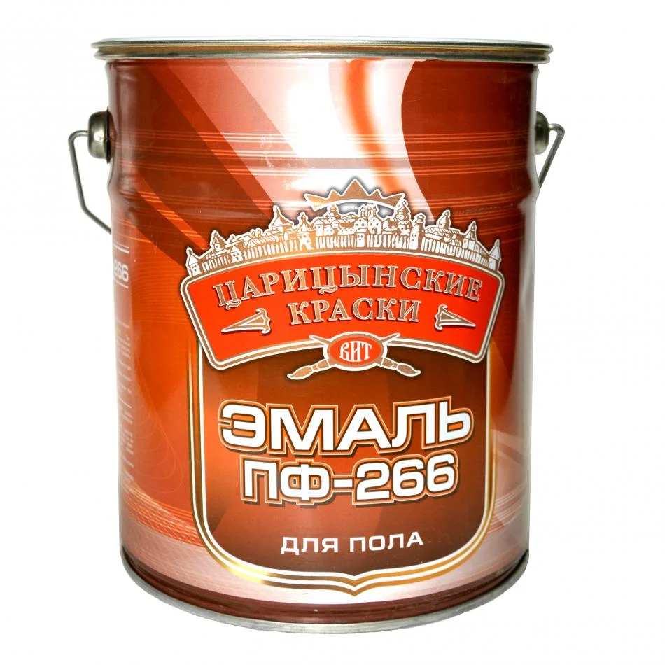Эмаль ПФ-266 золотисто-коричневая 5кг Царицынские краски