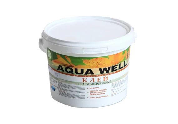 Клей ПВА универсальный Aqua Well 10 кг