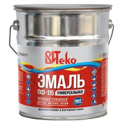 Эмаль ПФ-115 белая 5 кг ВИТЕКО