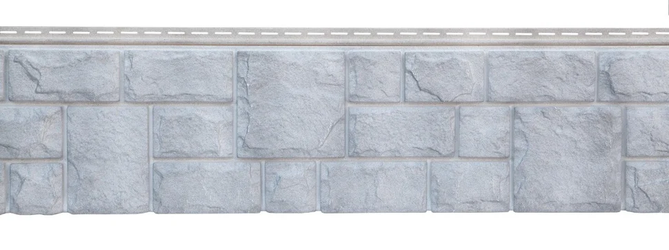 Панель фасадная Я-фасад Grandline Екатерининский камень, серебро 1,407*0,327 м (S=0.46м2)