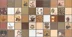 Панель листовая ПВХ «Стандарт» мозаика Кофе с молоком коричневый 954х478 (пленка 0,4мм) Регул