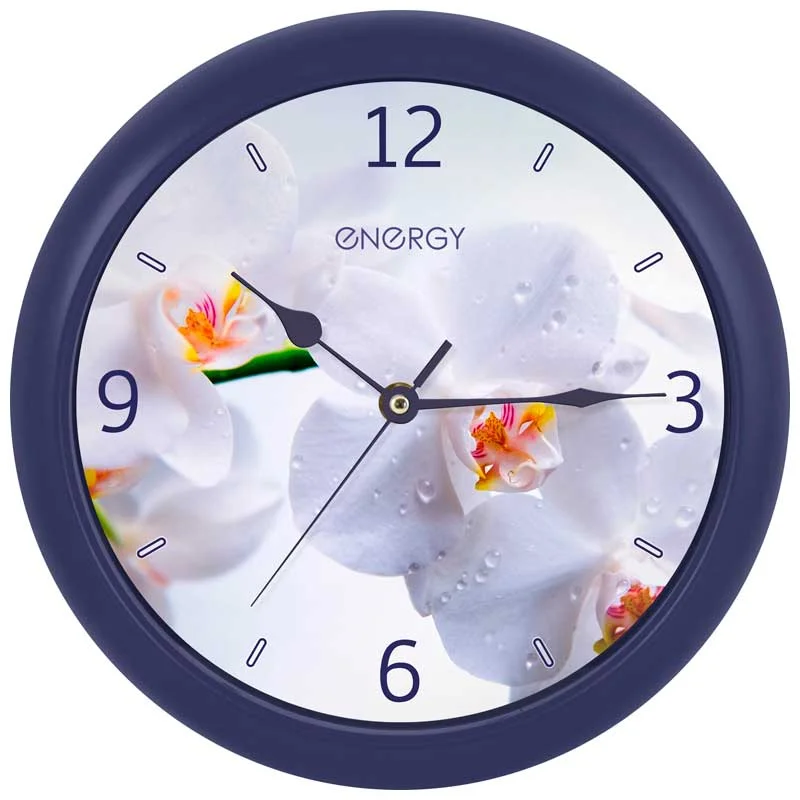 Часы настенные кварцевые ENERGY ЕС-110 орхидея