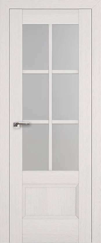 Дверь PROFILDOORS X-103 стекло матовое 800*2000 экошпон пекан белый