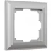 Рамка 1-местная Werkel Fiore, серебряный, WL14-Frame-01 , W0012206