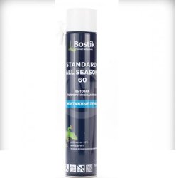 Пена монтажная бытовая BOSTIK Standard 60 750 мл полиуретановая (Т-ра перевозки не ниже +5град)