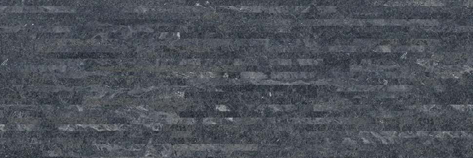Плитка LAPARET Alcor чёрная мозаика стена 20х60 арт.17-11-04-1188