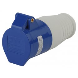 Розетка переносная ЭРА 213 2Р+РЕ 16А 220В IP44, R-16-2P-PE-IP44