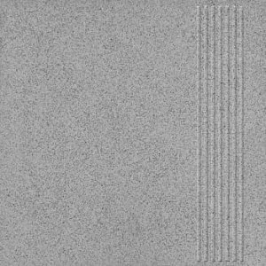 Керамогранит ШАХТЫ Техногрес матовый светло-серый ступени 30х30х8