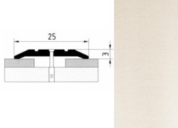 Порог АПС 001 алюминиевый 900*25*3 мм одноуровневый (ОС-010)