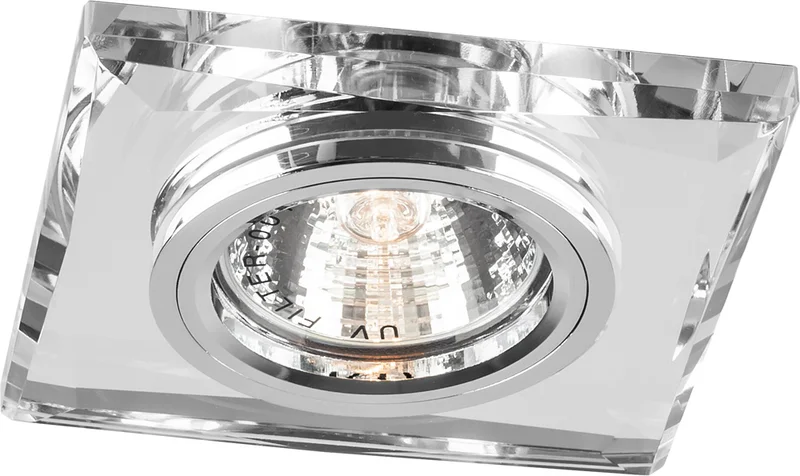 Светильник точечный Feron DL8150-2 MR16 G5.3 серебро + серебро