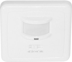 Датчик движения и освещенности Feron 500W 12m белый, SEN1A/LX2000