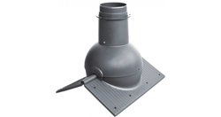 Элемент коньковый KROVENT Pipe-Cone серый